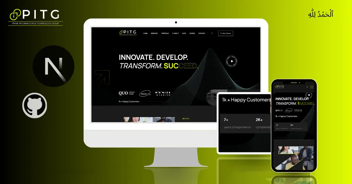 Next.js Agency Website Development screenshot