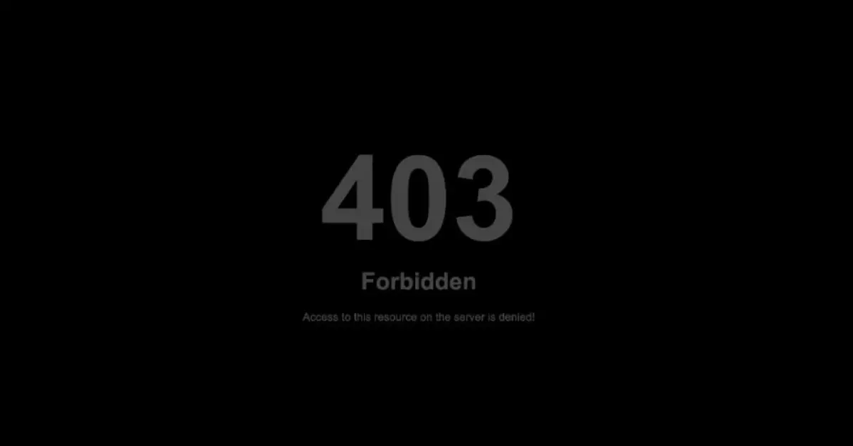 Recurring 403 Error Fix screenshot