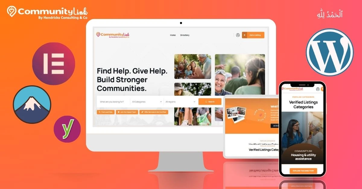 Community Resources Directory Platform screenshot