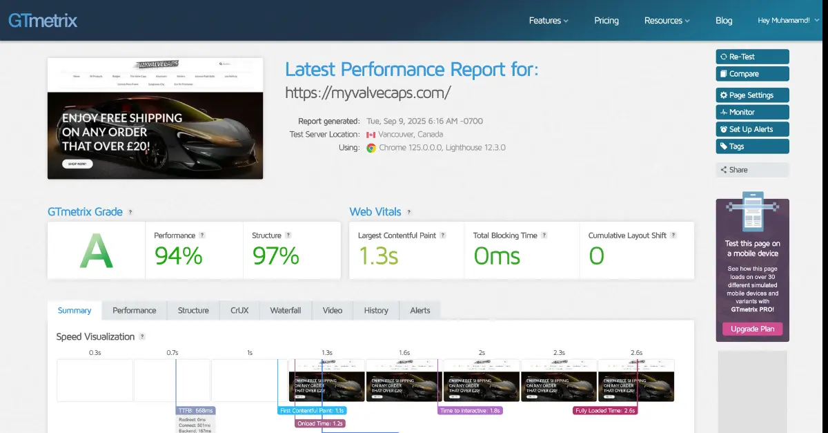 Ecommerce Store Speed Optimization screenshot