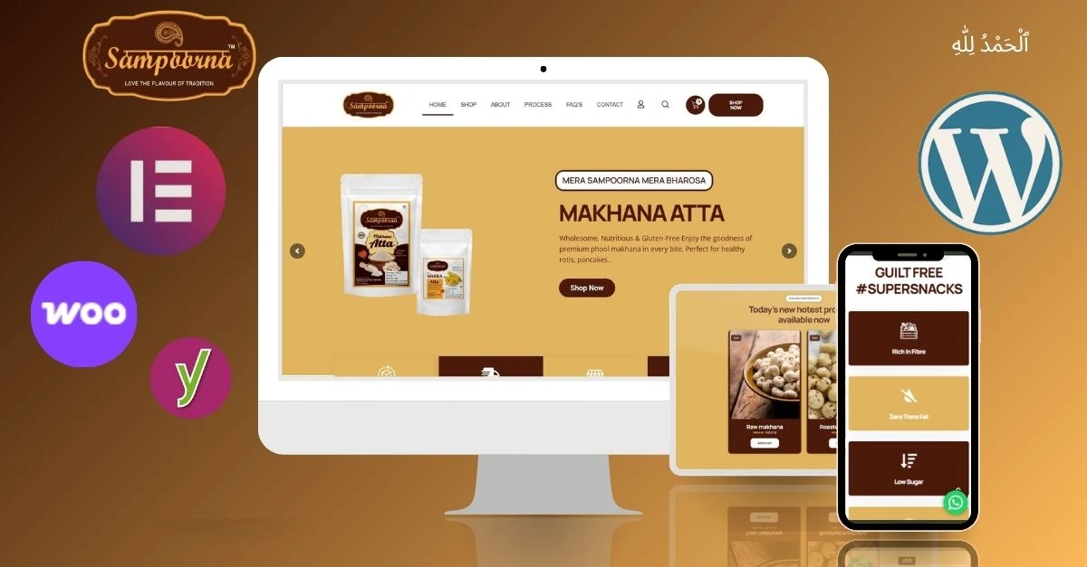 Food eCommerce Platform screenshot