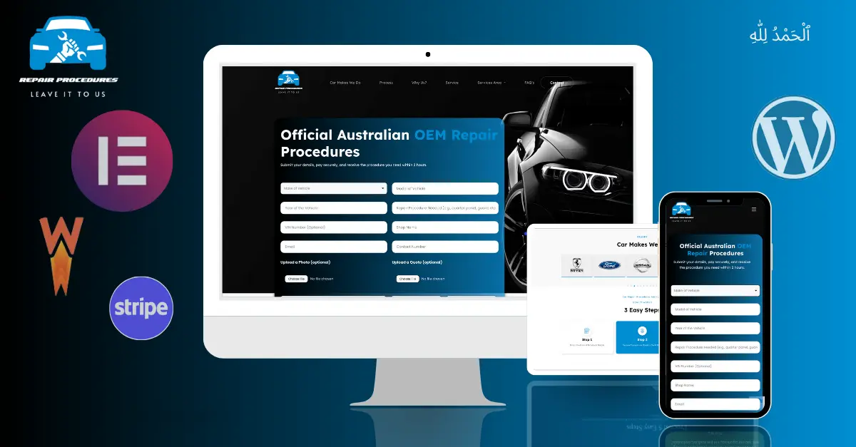 Marketing Landing Page Development screenshot