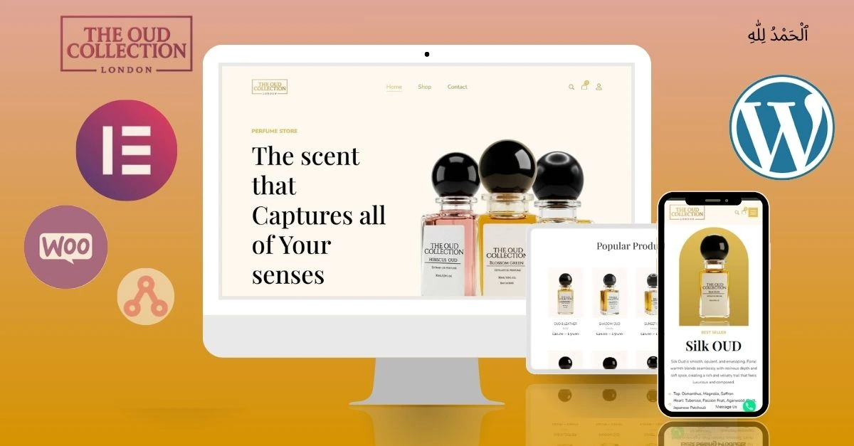Luxury Niche Perfume E-commerce Brand screenshot